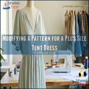 Modifying a Pattern for a Plus Size Tent Dress