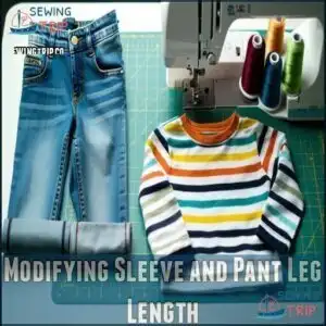 Modifying Sleeve and Pant Leg Length