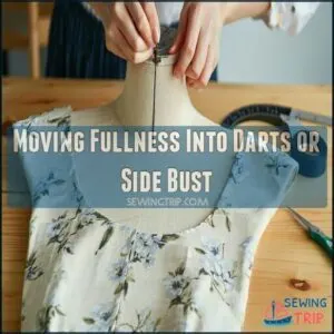 Moving Fullness Into Darts or Side Bust