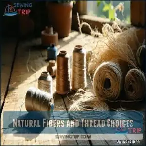 Natural Fibers and Thread Choices
