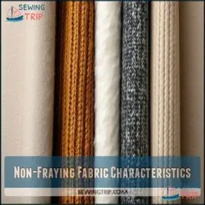 Non-Fraying Fabric Characteristics