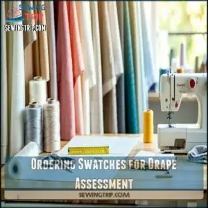 Ordering Swatches for Drape Assessment