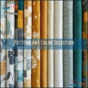 Pattern and Color Selection