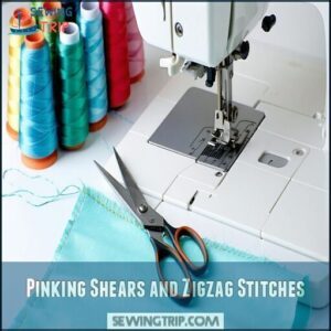 Pinking Shears and Zigzag Stitches Pinking Shears and Zigzag Stitches