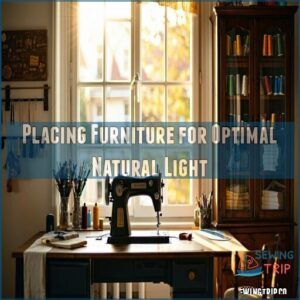 placing furniture for optimal natural light