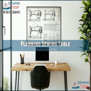 Planning Sewing Table