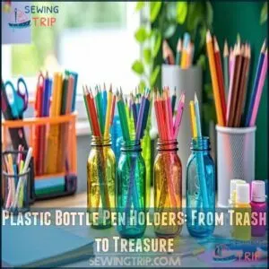 Plastic Bottle Pen Holders: From Trash to Treasure