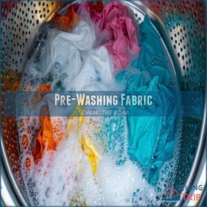 pre-washing fabric