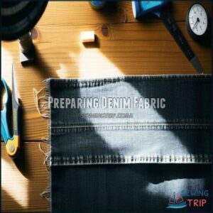 Preparing Denim Fabric