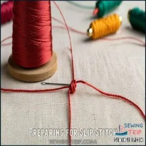 Preparing for Slip Stitch