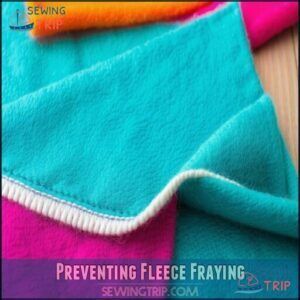 Preventing Fleece Fraying Preventing Fleece Fraying