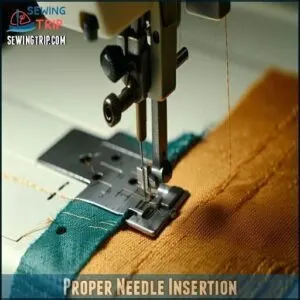Proper Needle Insertion