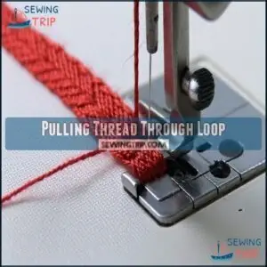 Pulling Thread Through Loop