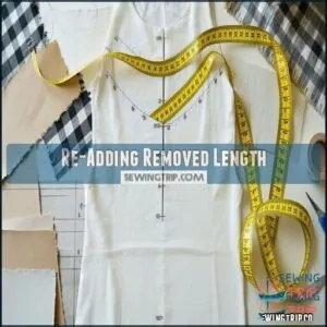 Re-Adding Removed Length