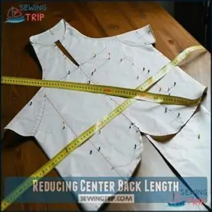 Reducing Center Back Length