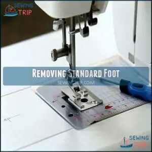 Removing Standard Foot
