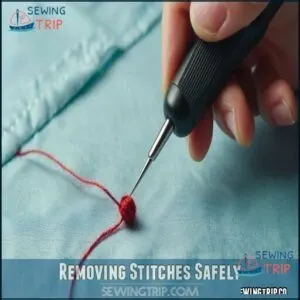 Removing Stitches Safely