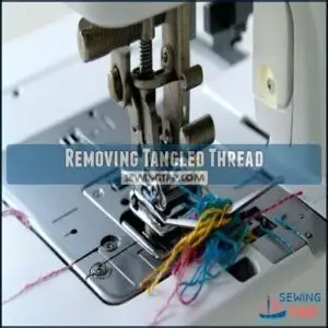 Removing Tangled Thread