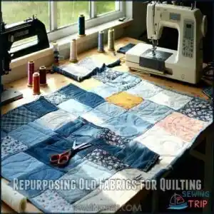 Repurposing Old Fabrics for Quilting