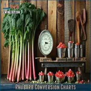 rhubarb conversion charts