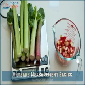rhubarb measurement basics