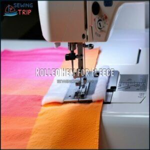 Rolled Hem for Fleece Rolled Hem for Fleece