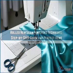 rolled hem seam finishing technique