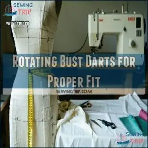 Rotating Bust Darts for Proper Fit
