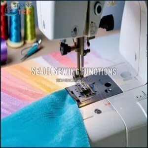 SE400 Sewing Functions