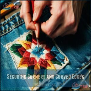 Securing Corners and Curved Edges