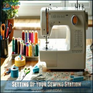 Setting Up Your Sewing Station