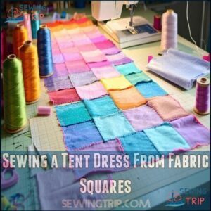 Sewing a Tent Dress From Fabric Squares