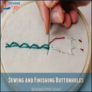 Sewing and Finishing Buttonholes