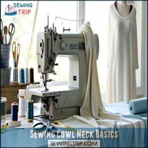 Sewing Cowl Neck Basics Sewing Cowl Neck Basics