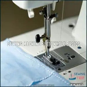 Sewing Machine Buttonhole Basics