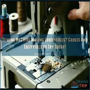 sewing machine making loud noises