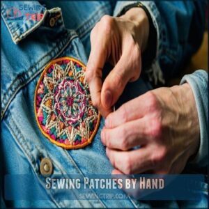 Sewing Patches by Hand