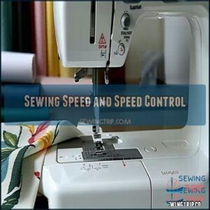Sewing Speed and Speed Control
