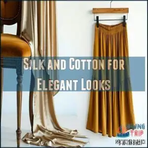Silk and Cotton for Elegant Looks