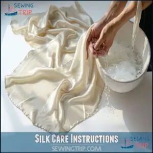 Silk Care Instructions