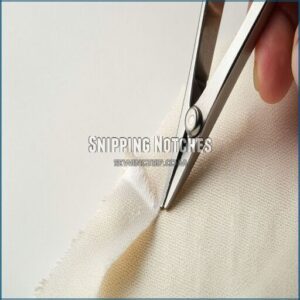 snipping notches