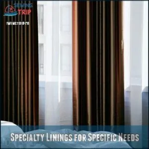 Specialty Linings for Specific Needs
