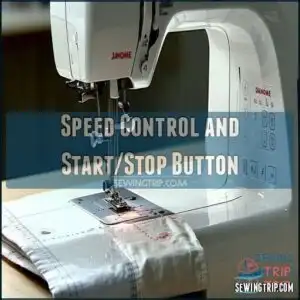 Speed Control and Start/Stop Button