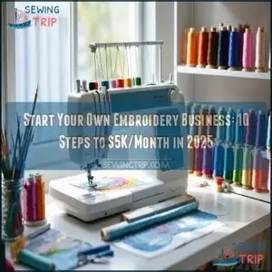 start your own embroidery business