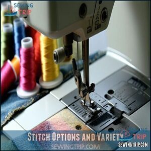 Stitch Options and Variety Stitch Options and Variety