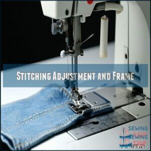 Stitching Adjustment and Frame