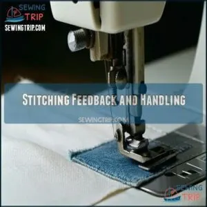Stitching Feedback and Handling