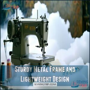 Sturdy Metal Frame and Lightweight Design
