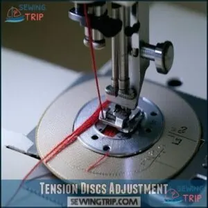 Tension Discs Adjustment
