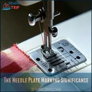 The Needle Plate Marking Significance